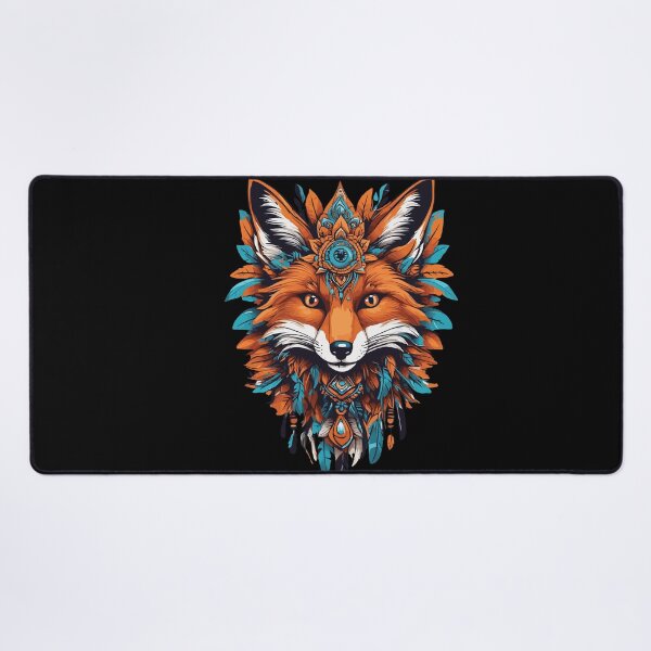 Item preview, Fox Spiritual Mandala Animal Dream Catcher Design designed and sold by LuminOrb.