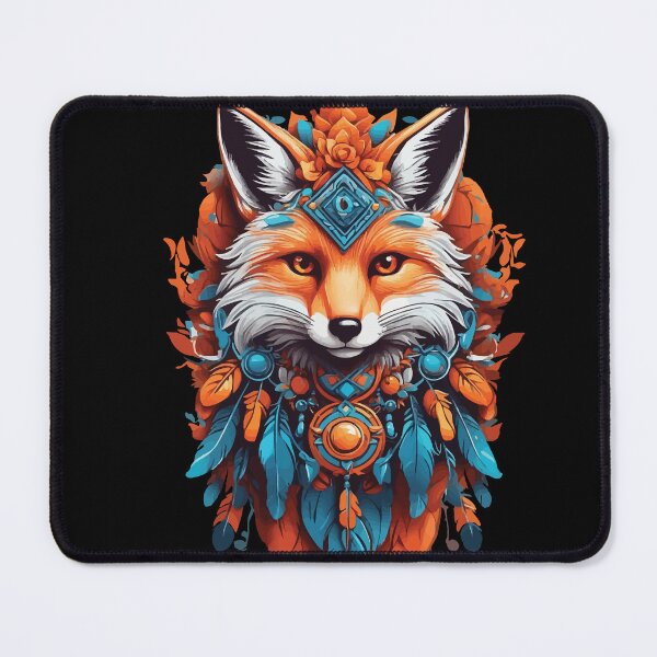 Item preview, Fox Dream Catcher Mandala Spiritual Design designed and sold by LuminOrb.