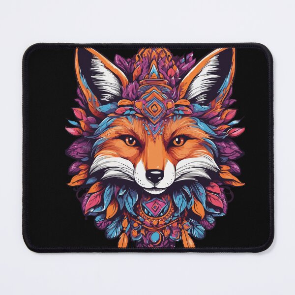 Item preview, Spiritual mandala fox dream catcher design designed and sold by LuminOrb.