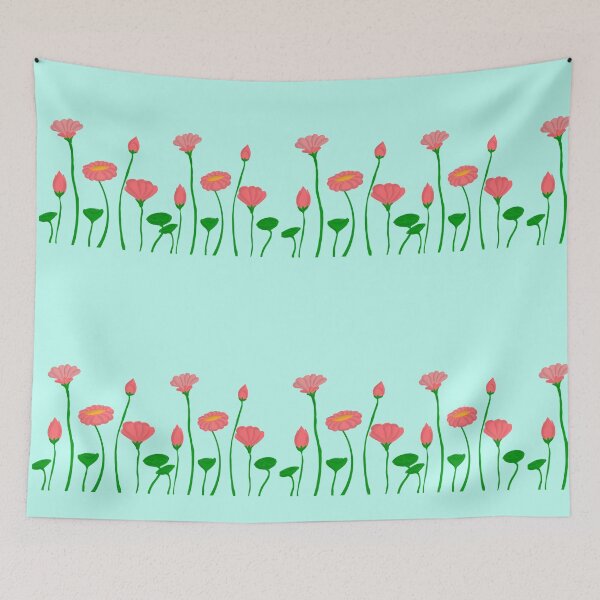 Item preview, Lotus flowers & leaves art customized  designed and sold by theparkfact0.