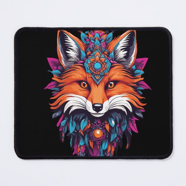 Item preview, Fox Spiritual Mandala Animal Dream Catcher designed and sold by LuminOrb.