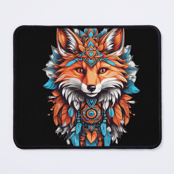 Item preview, Fox Spiritual Mandala Dream Catcher Design designed and sold by LuminOrb.