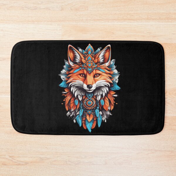 Item preview, Fox Spiritual Mandala Dream Catcher Design designed and sold by LuminOrb.
