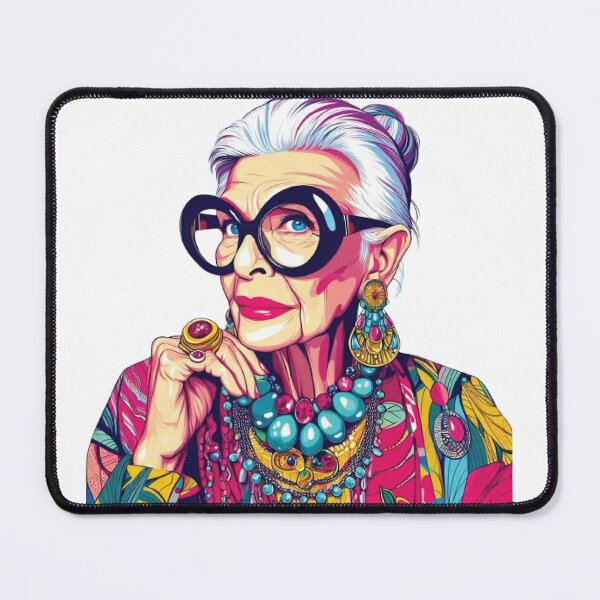 Item preview, iris apfel - flamboyant style designed and sold by bhoomin7.