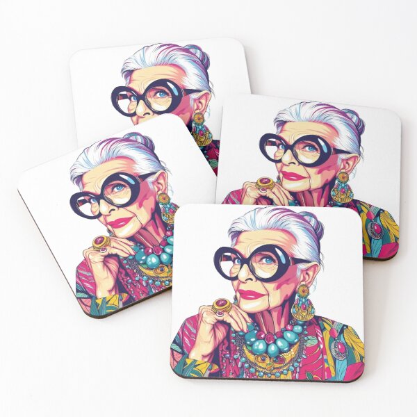 Item preview, iris apfel - flamboyant style designed and sold by bhoomin7.
