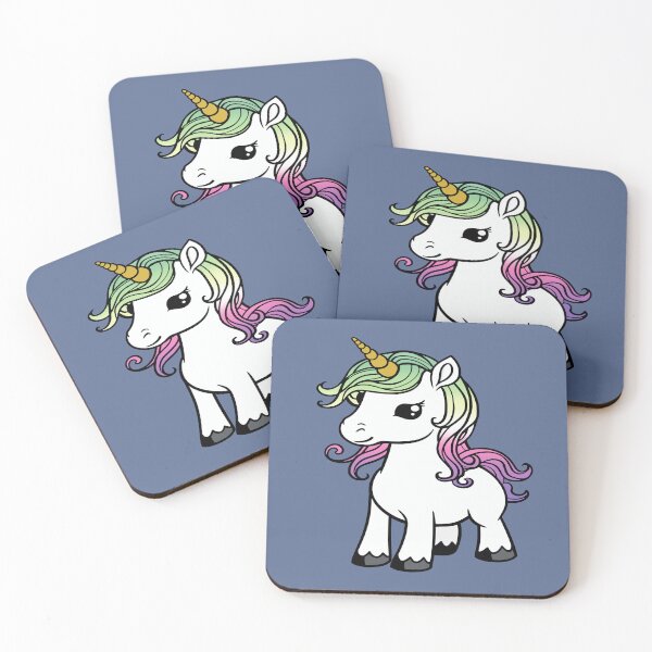 Item preview, Cute Genderfae Pride Flag Unicorn, Subtle Kawaii Genderdoe Unicorn Design, fae faer genderfaunet  designed and sold by Travelslightly.