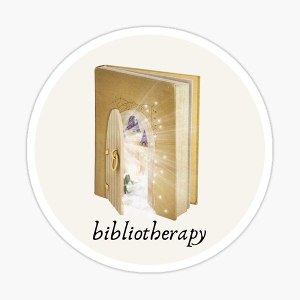 Artikel-Vorschau von Bibliotherapie | Bücher als Therapie | Bücherhaft | Romantik, designt und verkauft von kaleidology.