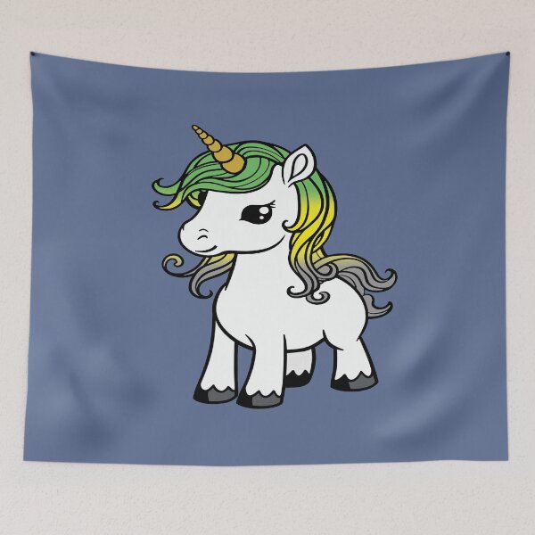 Item preview, Cute Lithromantic Pride Flag Unicorn, Subtle Kawaii Lithromantic Unicorn Design designed and sold by Travelslightly.