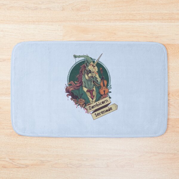 Item preview, Zombie Unicorn with Violin - Romantic Art Nouveau Shirt Design designed and sold by zax454.