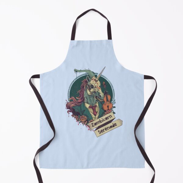 Item preview, Zombie Unicorn with Violin - Romantic Art Nouveau Shirt Design designed and sold by zax454.
