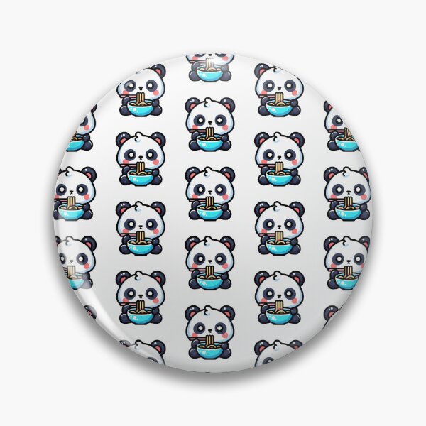 Item preview, Kawaii Panda Eating Ramen designed and sold by PeelZinc.