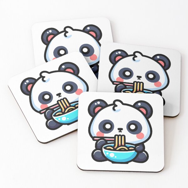 Item preview, Kawaii Panda Eating Ramen designed and sold by PeelZinc.