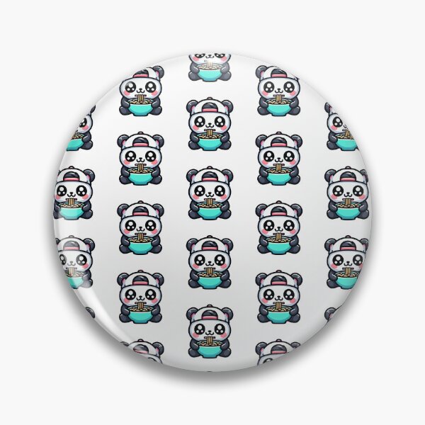 Item preview, Kawaii Panda Eating Ramen designed and sold by PeelZinc.