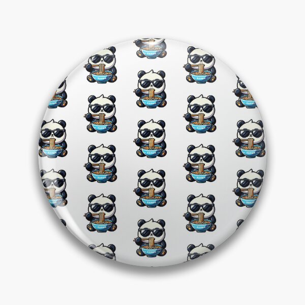 Item preview, Kawaii Panda Eating Ramen designed and sold by PeelZinc.