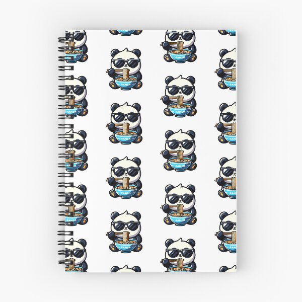 Item preview, Kawaii Panda Eating Ramen designed and sold by PeelZinc.