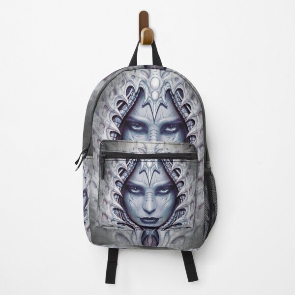 Item preview, Lady Evil - Fantasy Biomechanic Illustration - blue Version 2 designed and sold by KairoDesign.
