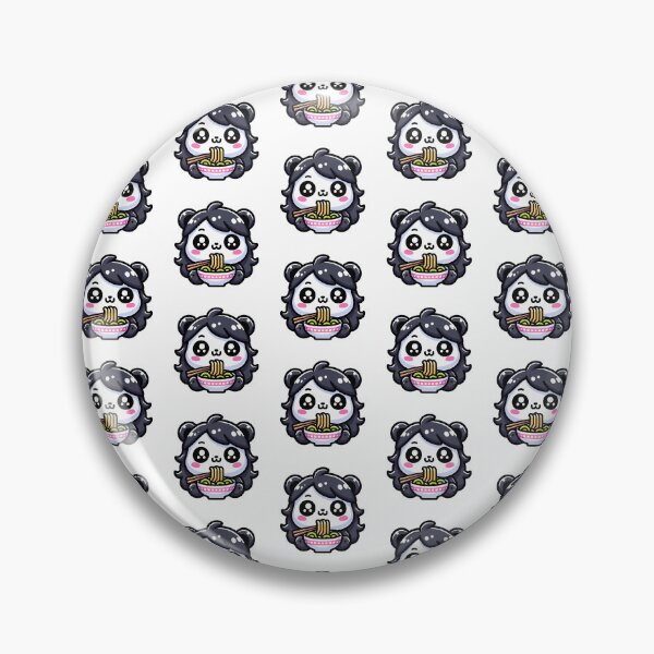 Item preview, Kawaii Panda Eating Ramen designed and sold by PeelZinc.