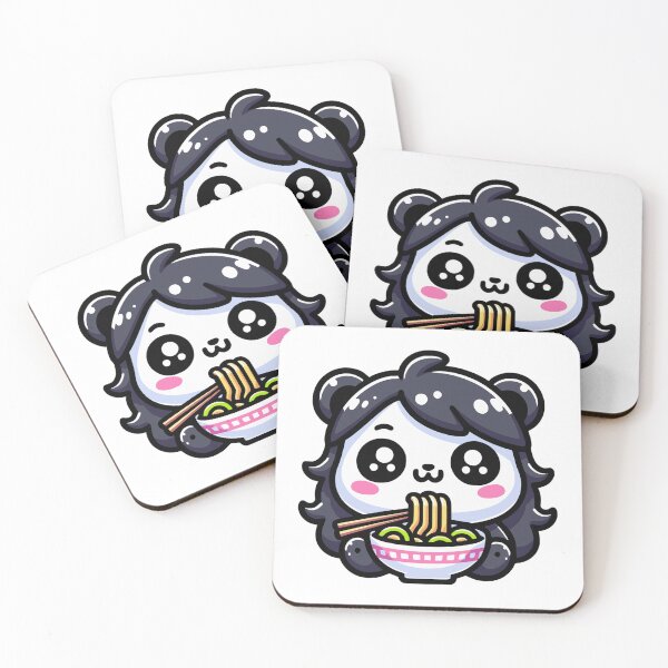 Item preview, Kawaii Panda Eating Ramen designed and sold by PeelZinc.