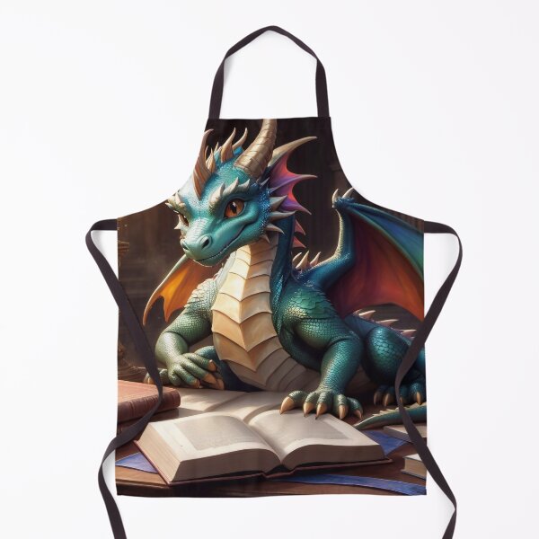 Item preview, Dragon in the library designed and sold by M-Y-A-R-T-.