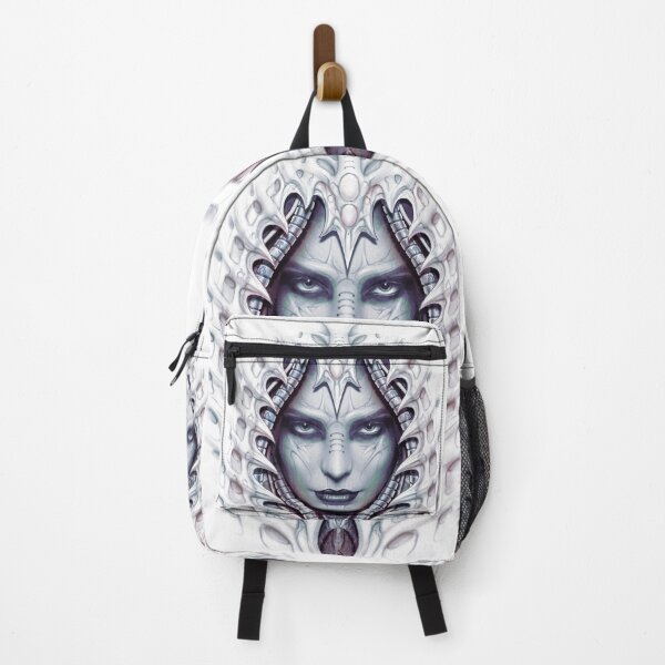Item preview, Lady Evil - Fantasy Biomechanic Illustration - blue Version designed and sold by KairoDesign.