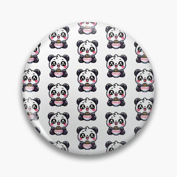 Item preview, Kawaii Panda Eating Ramen designed and sold by PeelZinc.