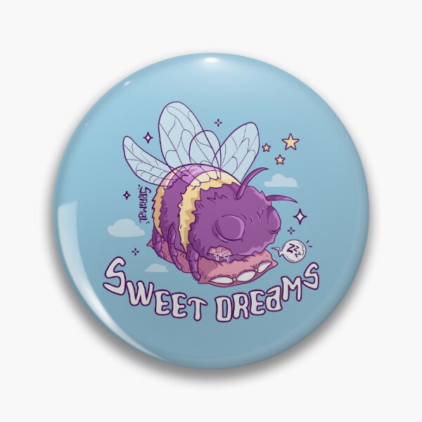 Item preview, Sweet Dreams Are Made of Bees - Buzzing Slumber Illustration designed and sold by SPIRIMAL.