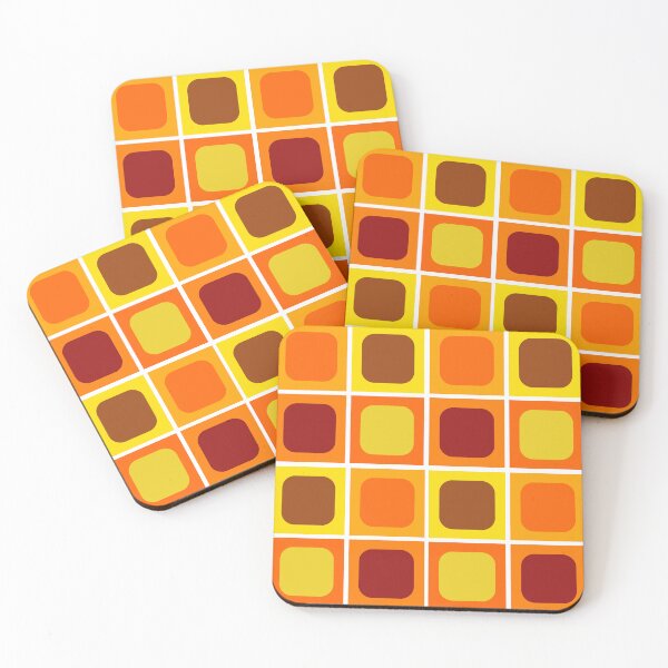Item preview, retro 1970's style abstract pattern designed and sold by pauloneill-art.