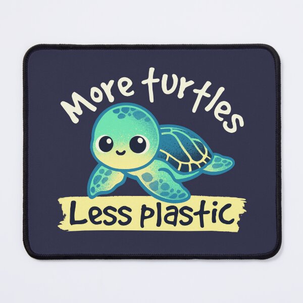 Item preview, More turtles less plastic designed and sold by NemiMakeit.