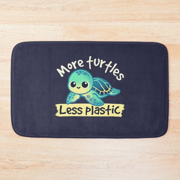 Item preview, More turtles less plastic designed and sold by NemiMakeit.
