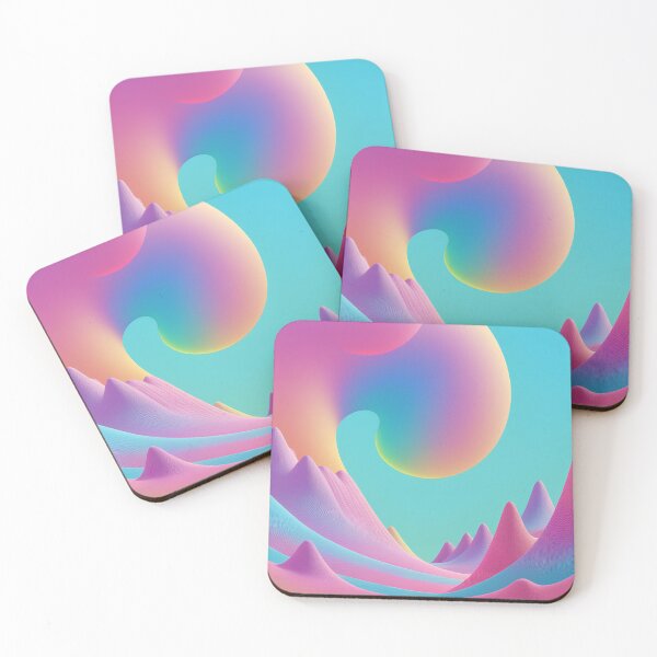 Item preview, Pastel Abstract Mountains designed and sold by Itsheartshop.