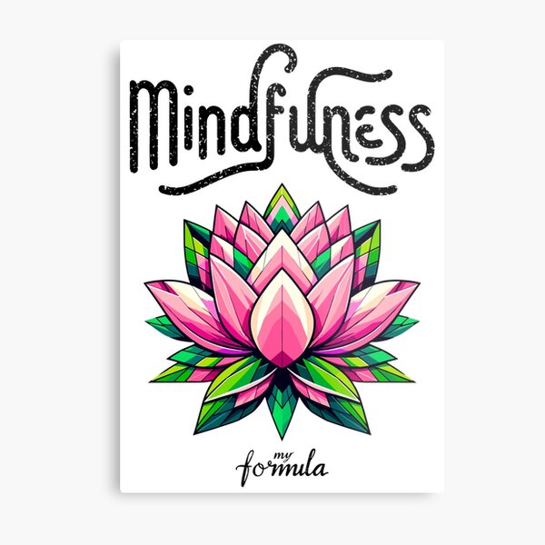 Item preview, Mindfulness My Formula: Vibrant Lotus Bloom designed and sold by Amanda-S-Olsen.