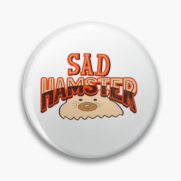 Item preview, sad hamster hand lettering typography design designed and sold by designsoln1.