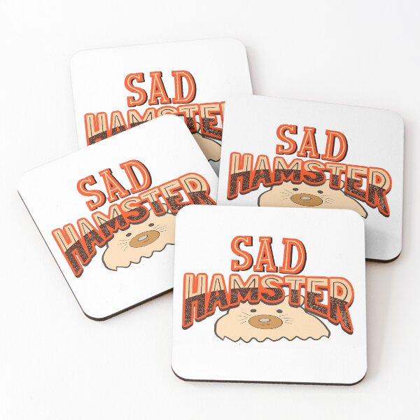 Item preview, sad hamster hand lettering typography design designed and sold by designsoln1.