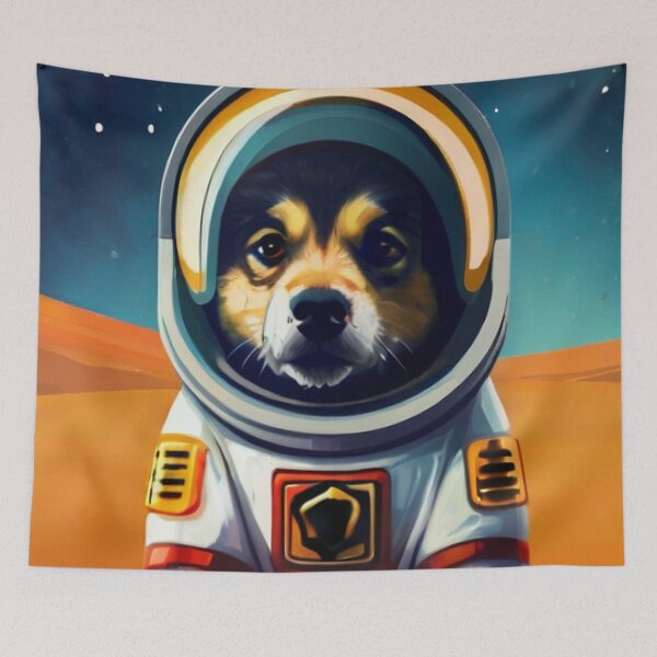 Item preview,  A dog dressed in a spacesuit  designed and sold by ASSNZA.