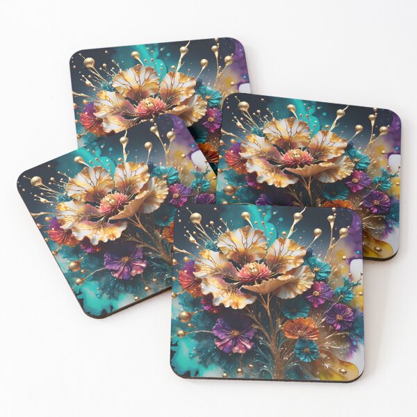 Item preview, RogerPattern - "Floral Explosion: A Burst of Color Mixing" designed and sold by RogerPattern.