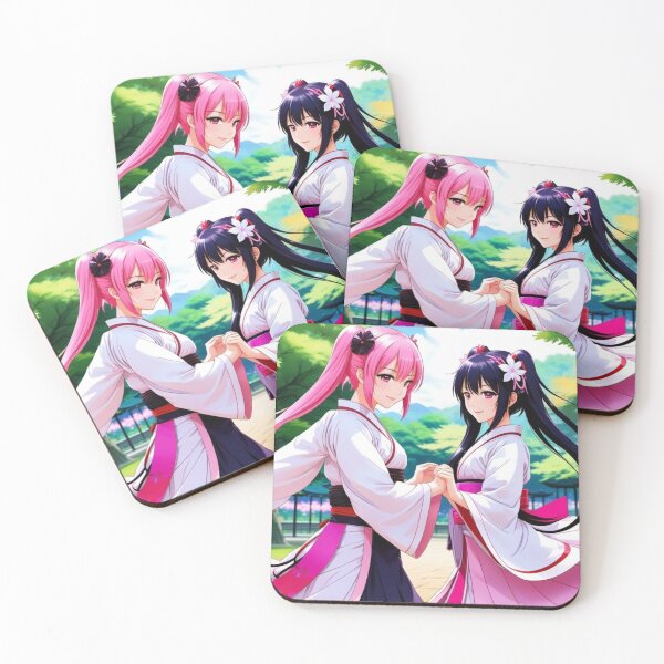 Item preview, Madoka and Homura in Japanese Dress designed and sold by ArtsyTeegee.