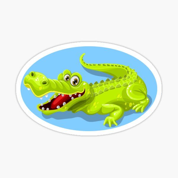 Little Crocodile Stickers Redbubble - steve irwin ship decal roblox