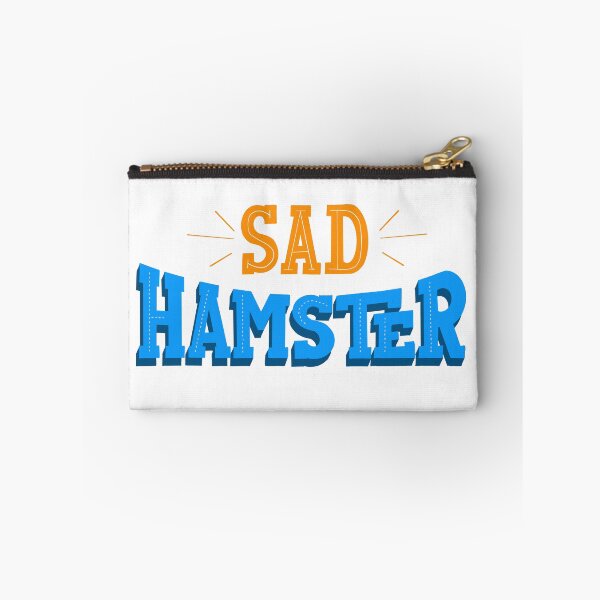 Item preview, sad hamster hand lettering typography design designed and sold by designsoln1.