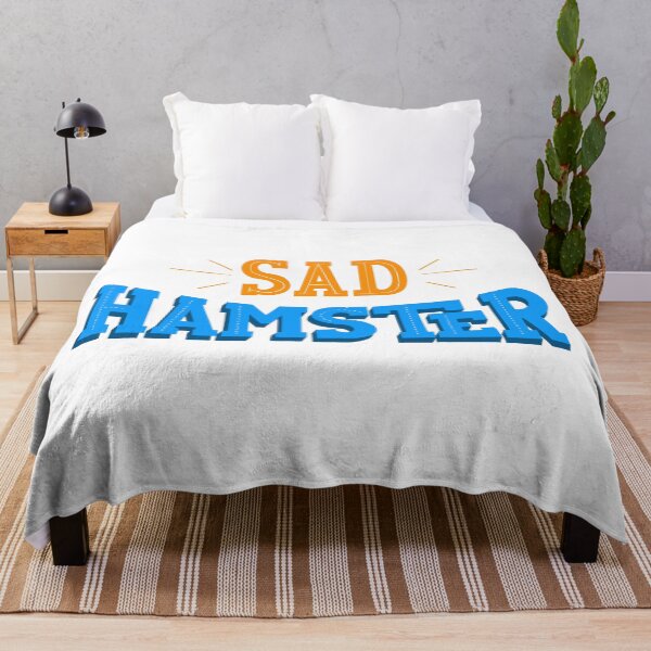 Item preview, sad hamster hand lettering typography design designed and sold by designsoln1.