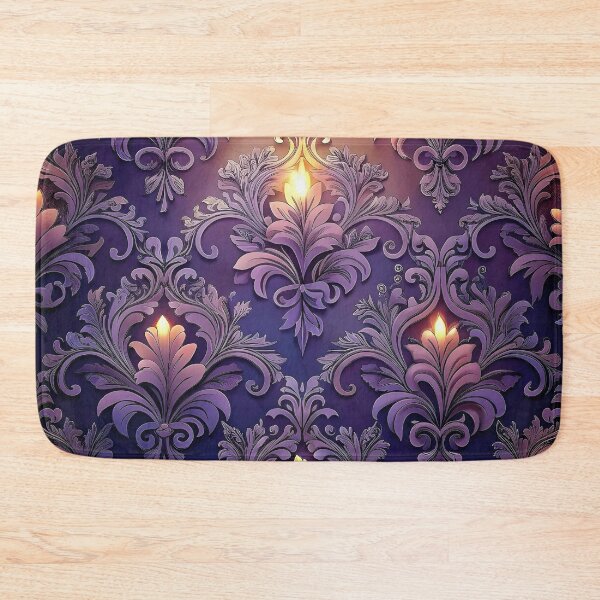 Item preview, Elegant Floral Wallpaper Design with Luminous Elements designed and sold by Rostislav Bouda.