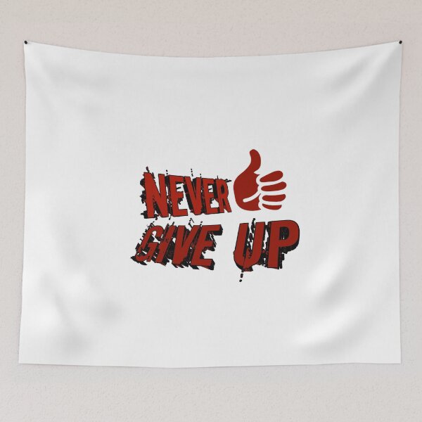 Item preview, Never Give Up Thumbs up designed and sold by Hadebest-Design.