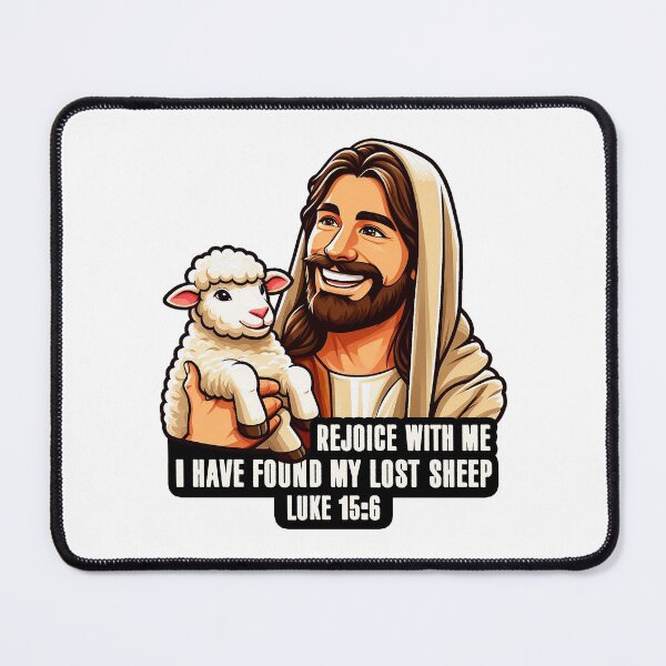 Item preview, Luke 15:6 I Have Found My Lost Sheep designed and sold by plushism.