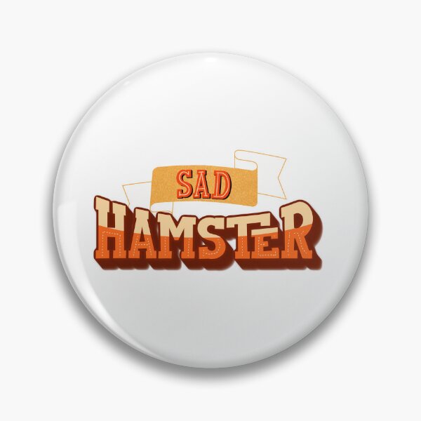 Item preview, sad hamster hand lettering typography design designed and sold by designsoln1.