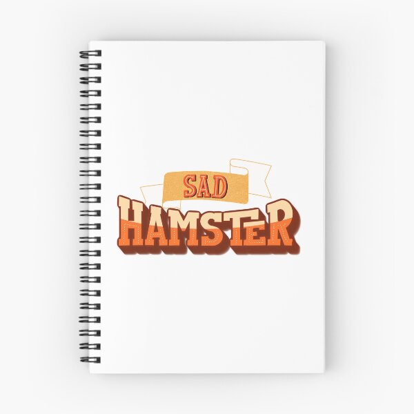 Item preview, sad hamster hand lettering typography design designed and sold by designsoln1.