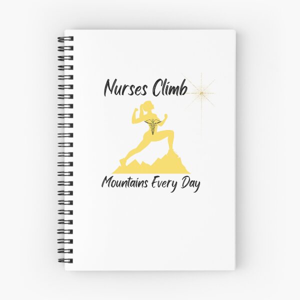Item preview, Nurses Climb Mountains Every Day designed and sold by DuchessNursDsgn.