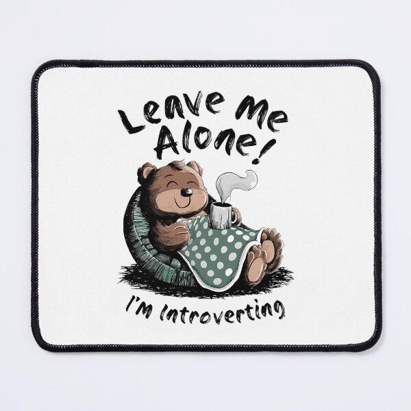 Item preview, Introverting Bear Cozy Illustration designed and sold by RuyaFab.