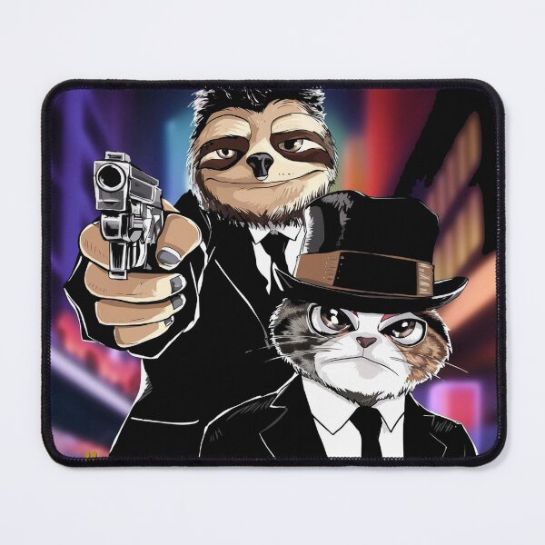Item preview, The dynamic duo: Inspector Sloth and Detective Whiskers designed and sold by KiffKev.