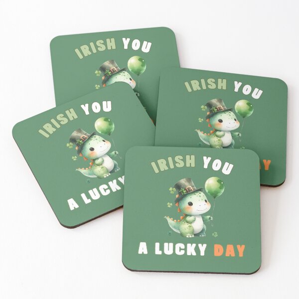 Item preview, Irish You a Lucky Day - Cute Irish Dinosaur - St Patricks Day designed and sold by GRABAPSHOP.