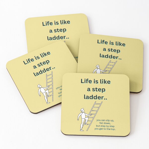 Item preview, Life is like a step ladder designed and sold by Mara9.