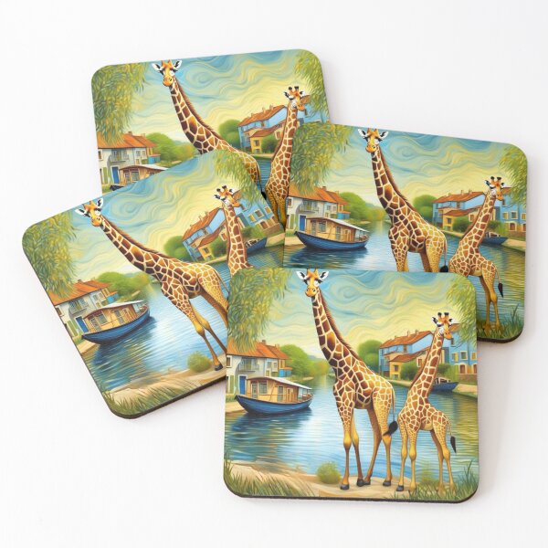 Item preview, Cute Lover Giraffe at River Bend Zoo Pals designed and sold by sportsimpact.